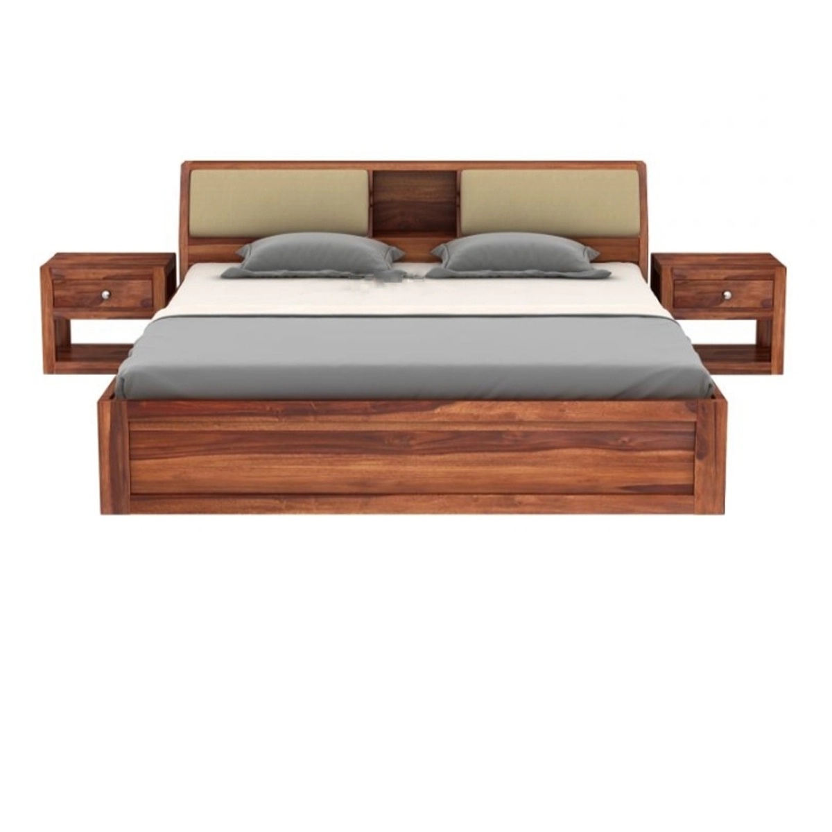 Royal Retreat Sheesham Wood King-Size Bed