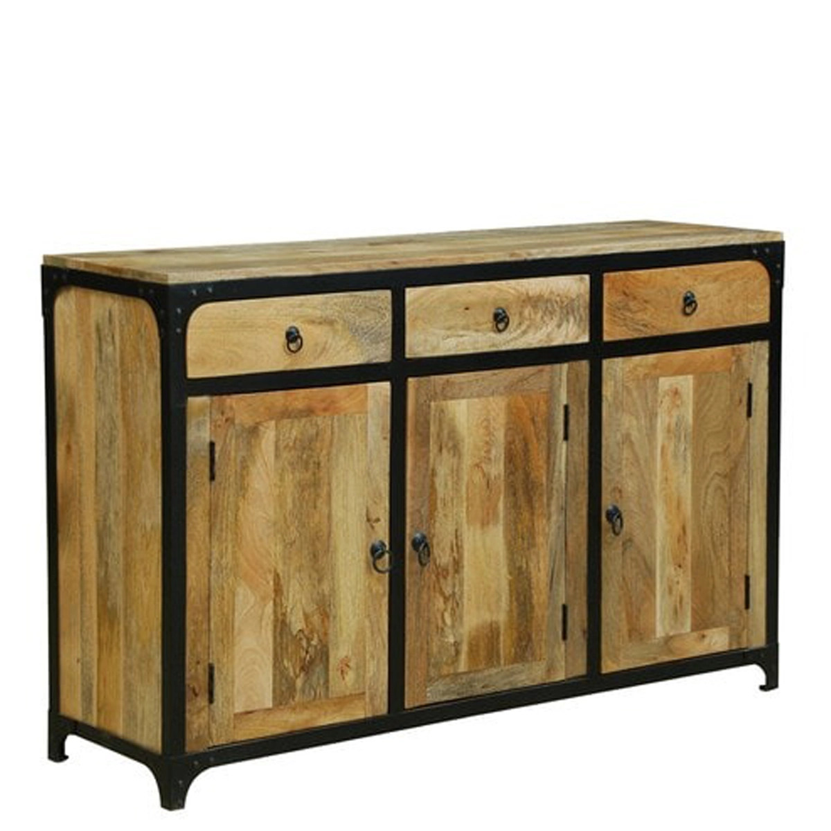 Rough Mango Wood Sideboard