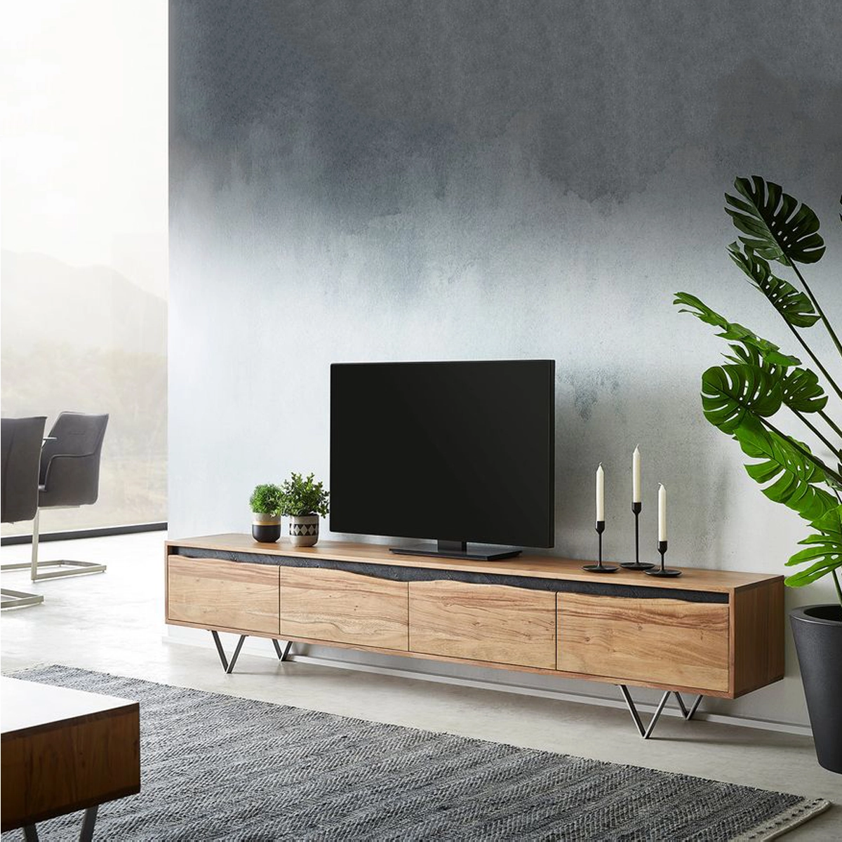 Wooden TV Console