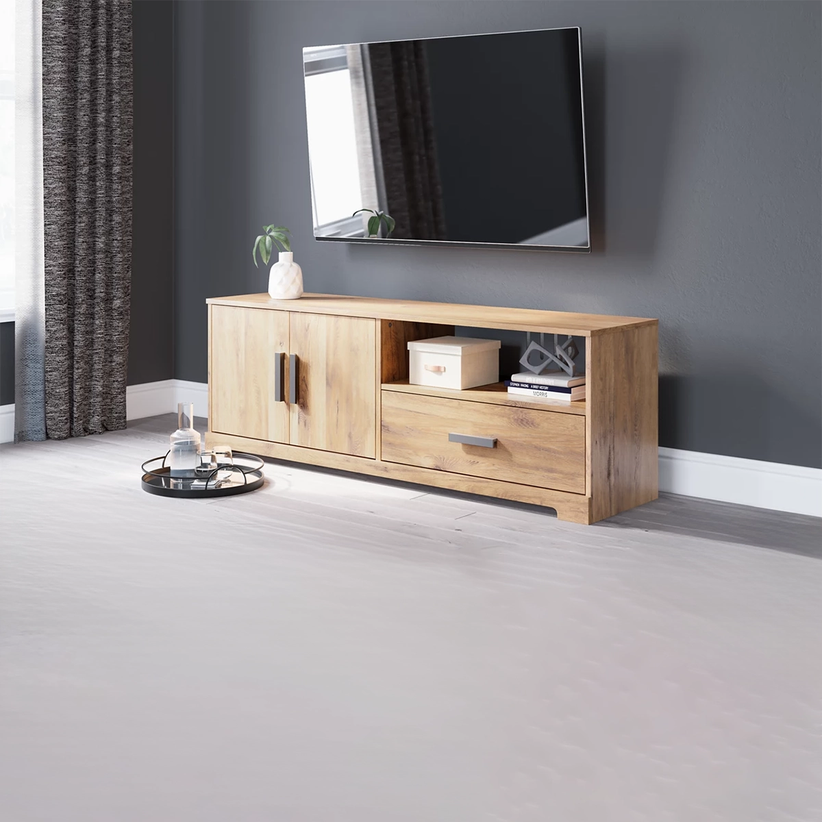 Melani Mid-Century Modern TV Stand